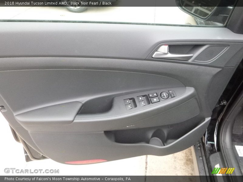 Black Noir Pearl / Black 2018 Hyundai Tucson Limited AWD