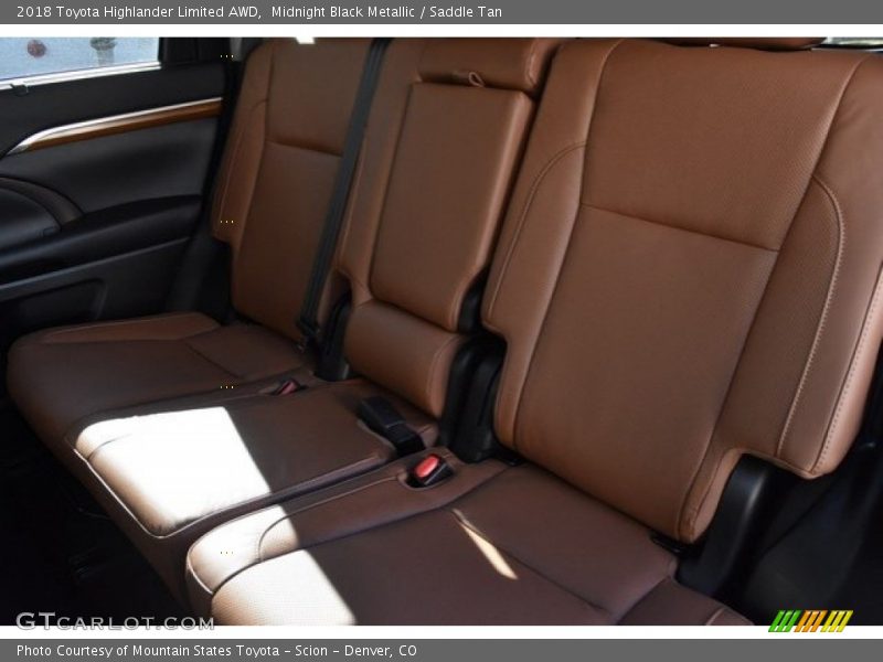 Midnight Black Metallic / Saddle Tan 2018 Toyota Highlander Limited AWD