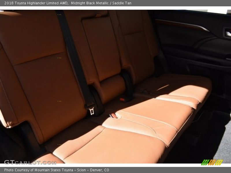 Midnight Black Metallic / Saddle Tan 2018 Toyota Highlander Limited AWD