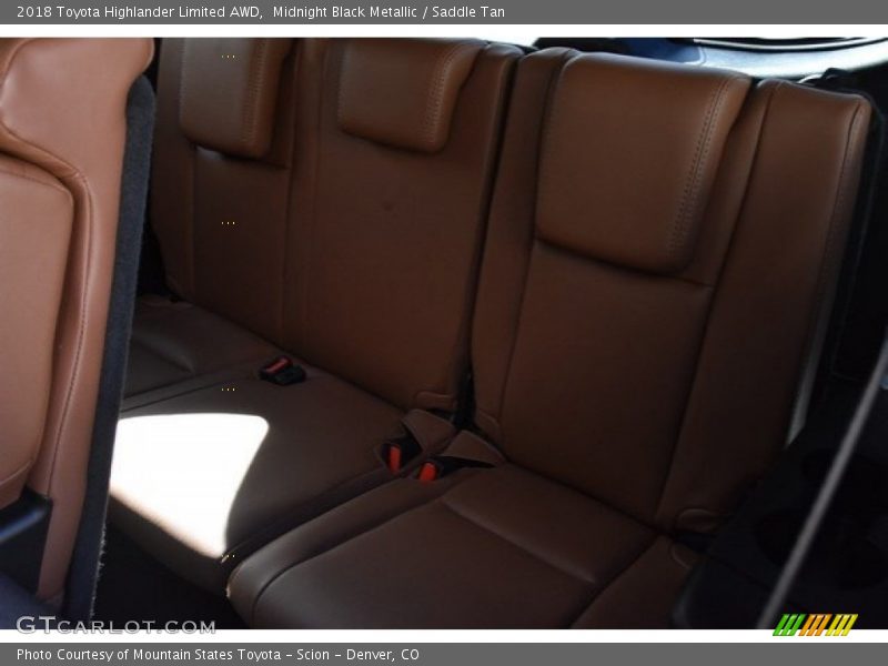 Midnight Black Metallic / Saddle Tan 2018 Toyota Highlander Limited AWD