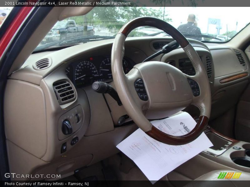 Laser Red Metallic / Medium Parchment 2001 Lincoln Navigator 4x4