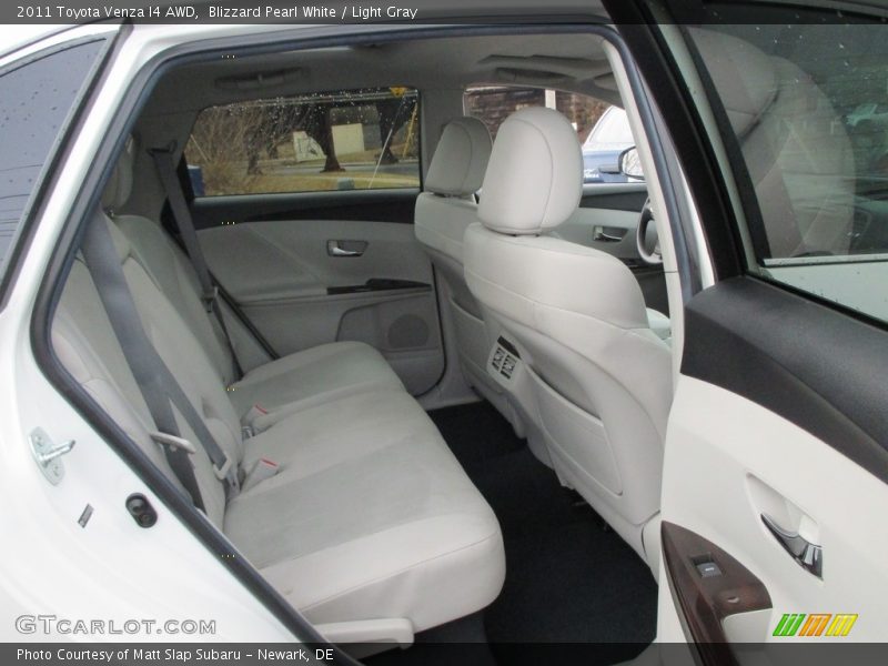 Blizzard Pearl White / Light Gray 2011 Toyota Venza I4 AWD