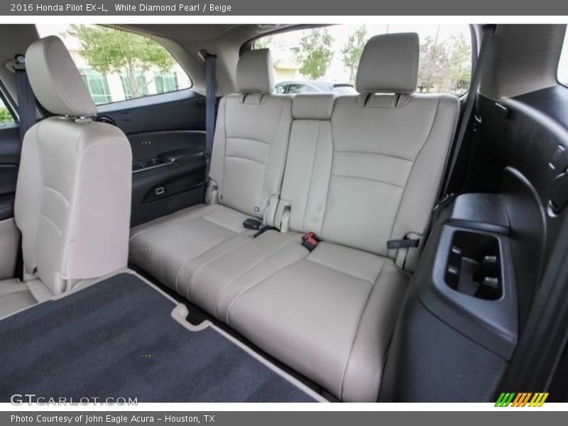 White Diamond Pearl / Beige 2016 Honda Pilot EX-L