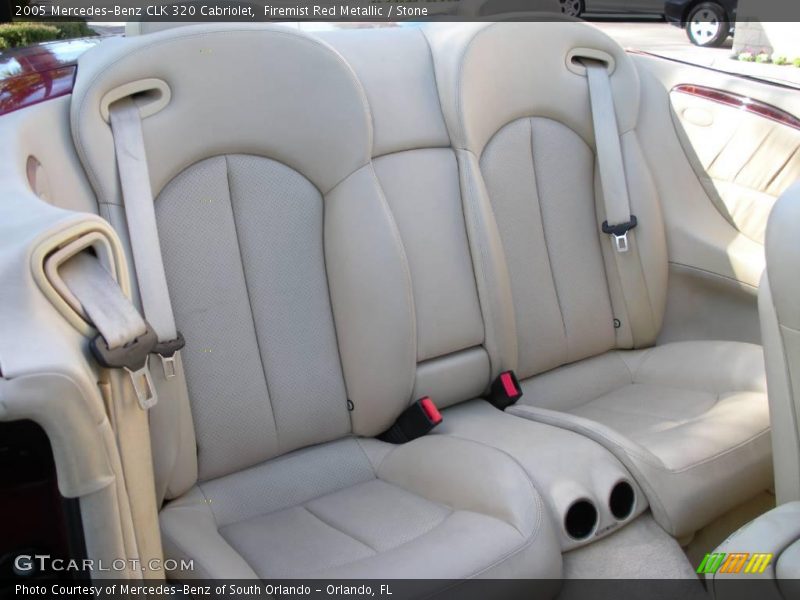 Firemist Red Metallic / Stone 2005 Mercedes-Benz CLK 320 Cabriolet