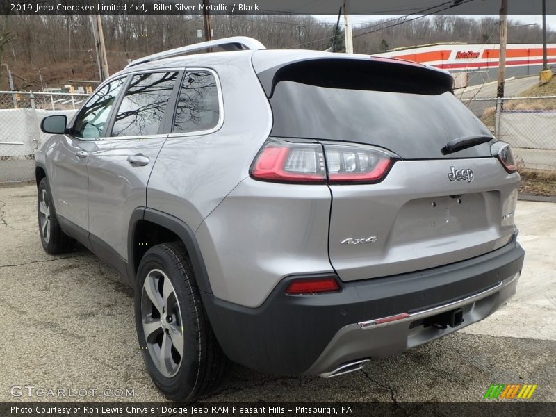 Billet Silver Metallic / Black 2019 Jeep Cherokee Limited 4x4