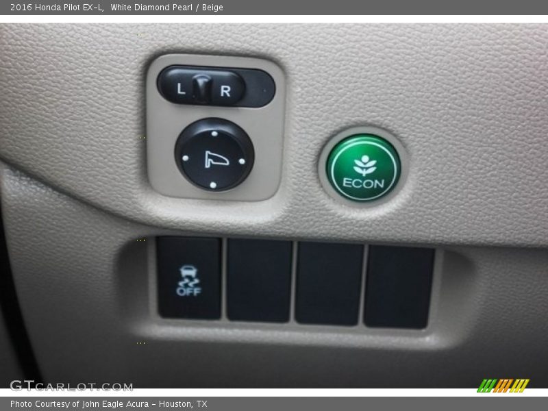 White Diamond Pearl / Beige 2016 Honda Pilot EX-L