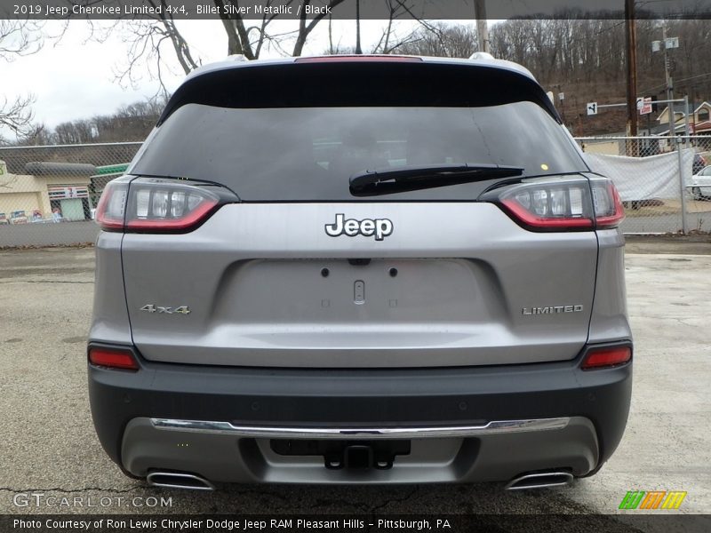 Billet Silver Metallic / Black 2019 Jeep Cherokee Limited 4x4