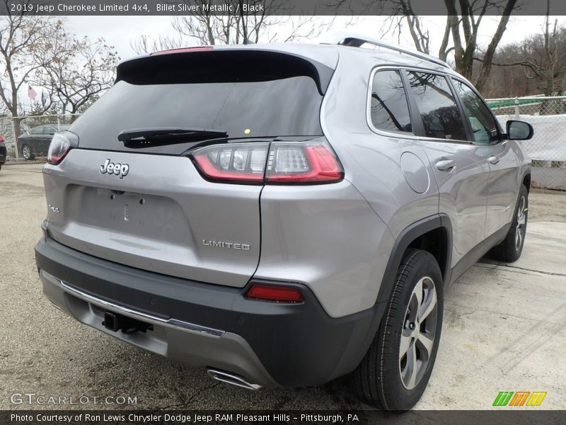 Billet Silver Metallic / Black 2019 Jeep Cherokee Limited 4x4