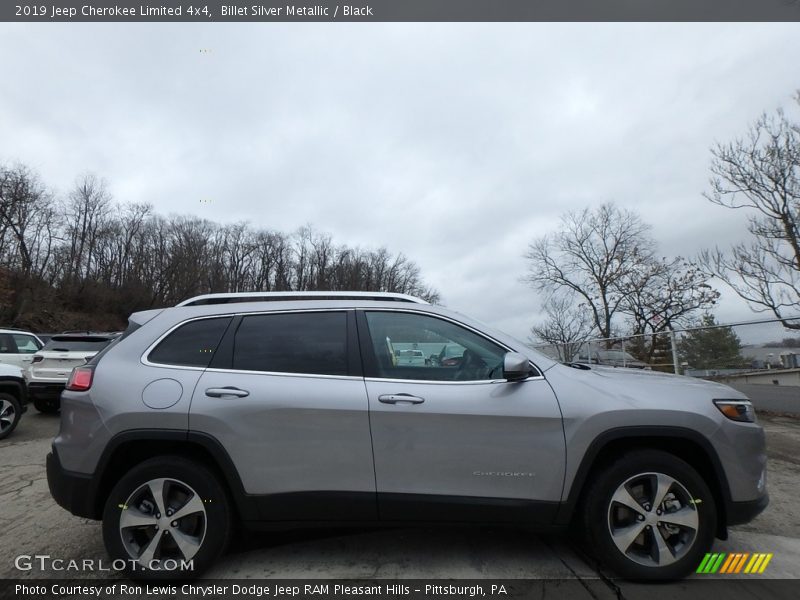 Billet Silver Metallic / Black 2019 Jeep Cherokee Limited 4x4