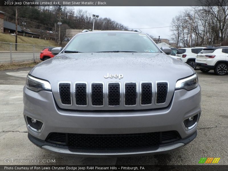 Billet Silver Metallic / Black 2019 Jeep Cherokee Limited 4x4