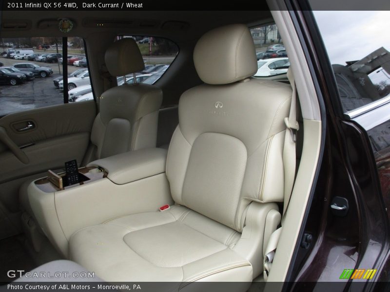 Dark Currant / Wheat 2011 Infiniti QX 56 4WD