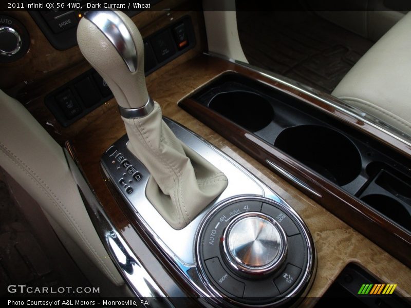 Dark Currant / Wheat 2011 Infiniti QX 56 4WD