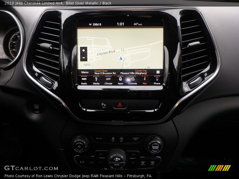 Navigation of 2019 Cherokee Limited 4x4