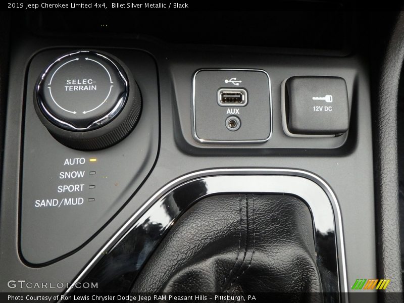 Controls of 2019 Cherokee Limited 4x4