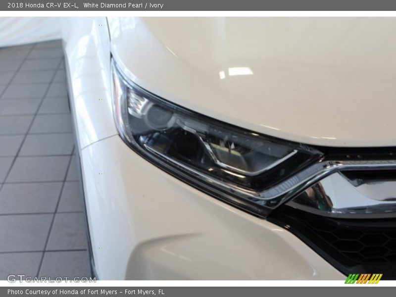 White Diamond Pearl / Ivory 2018 Honda CR-V EX-L