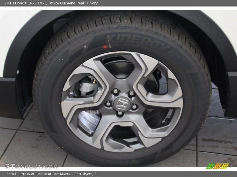 White Diamond Pearl / Ivory 2018 Honda CR-V EX-L