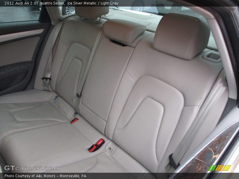 Ice Silver Metallic / Light Gray 2012 Audi A4 2.0T quattro Sedan