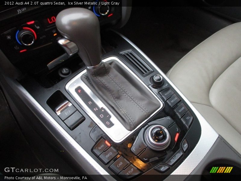 Ice Silver Metallic / Light Gray 2012 Audi A4 2.0T quattro Sedan