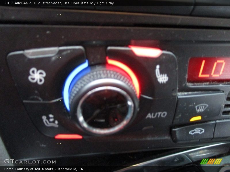 Ice Silver Metallic / Light Gray 2012 Audi A4 2.0T quattro Sedan