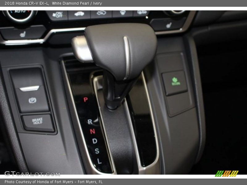 White Diamond Pearl / Ivory 2018 Honda CR-V EX-L