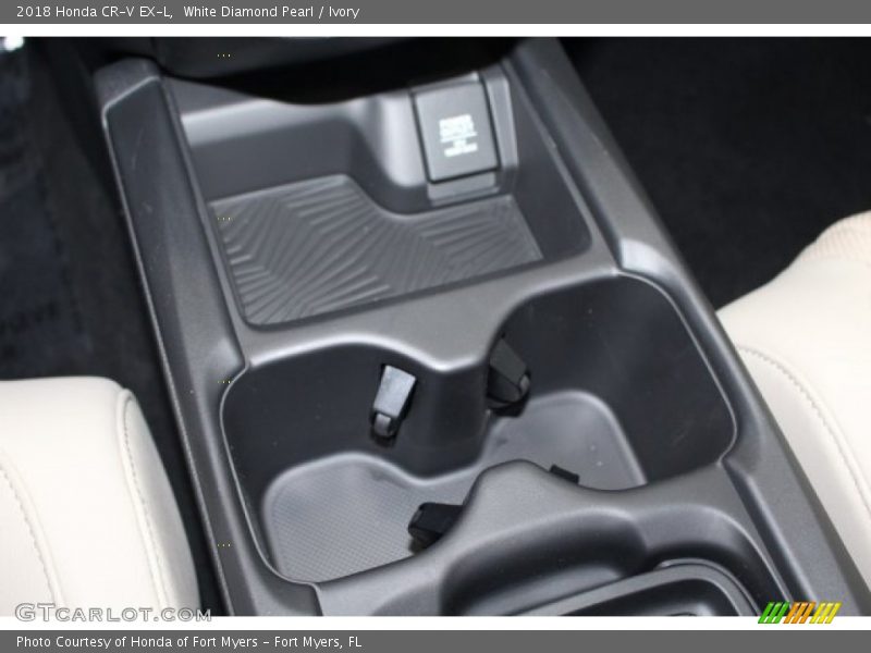White Diamond Pearl / Ivory 2018 Honda CR-V EX-L