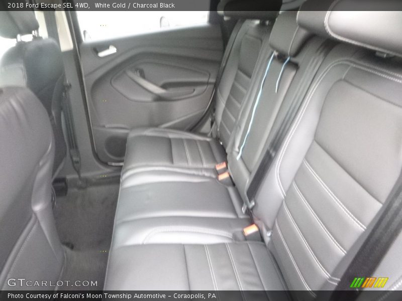 White Gold / Charcoal Black 2018 Ford Escape SEL 4WD