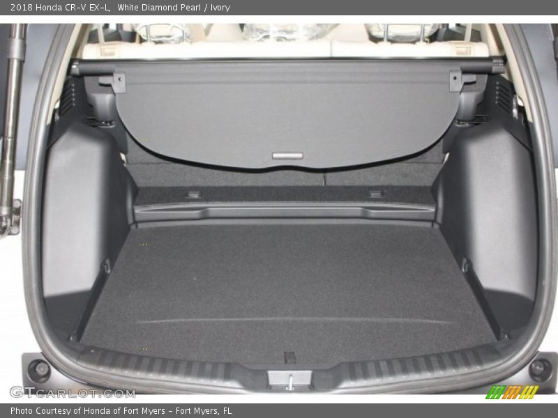 White Diamond Pearl / Ivory 2018 Honda CR-V EX-L