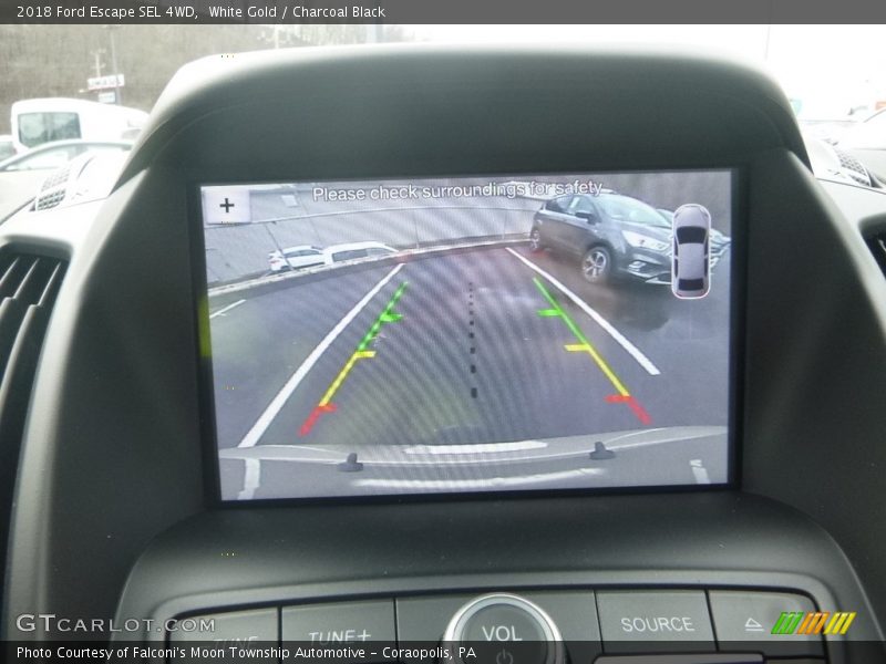 White Gold / Charcoal Black 2018 Ford Escape SEL 4WD