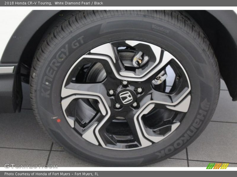 White Diamond Pearl / Black 2018 Honda CR-V Touring