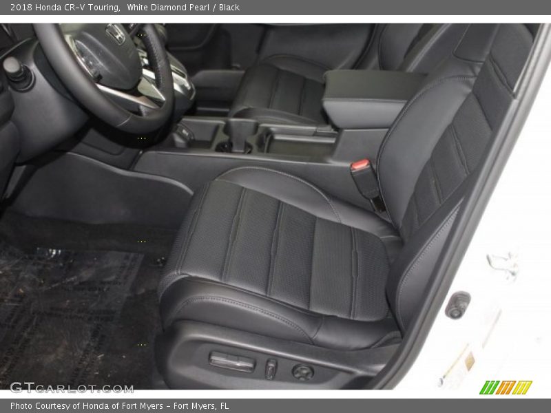 White Diamond Pearl / Black 2018 Honda CR-V Touring