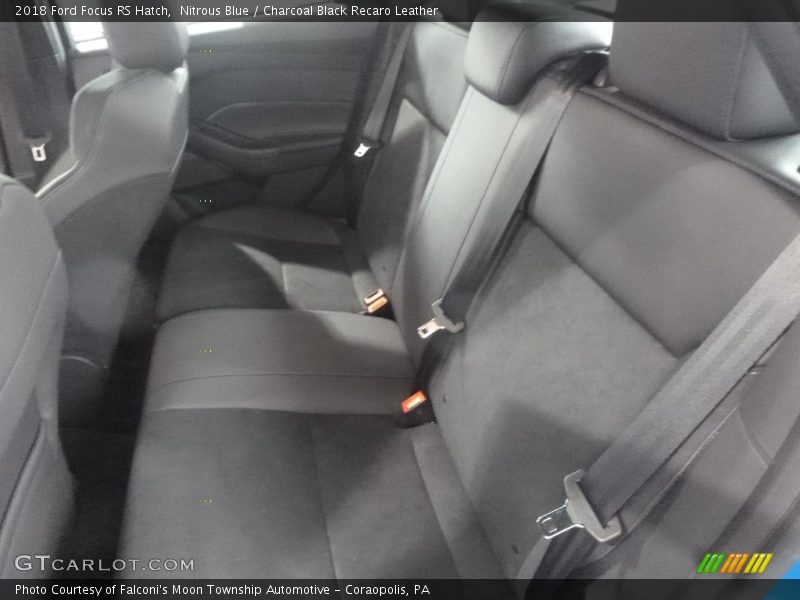 Nitrous Blue / Charcoal Black Recaro Leather 2018 Ford Focus RS Hatch