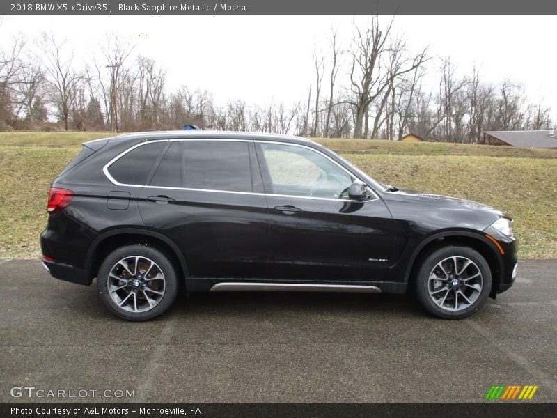 Black Sapphire Metallic / Mocha 2018 BMW X5 xDrive35i
