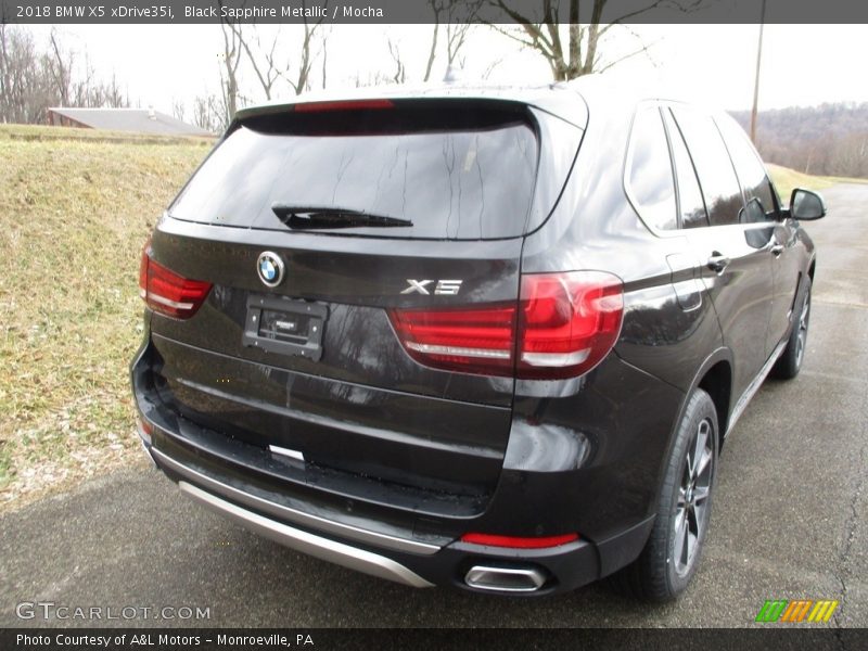 Black Sapphire Metallic / Mocha 2018 BMW X5 xDrive35i