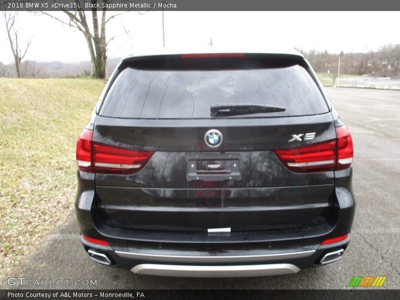 Black Sapphire Metallic / Mocha 2018 BMW X5 xDrive35i