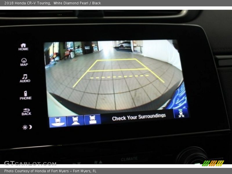 White Diamond Pearl / Black 2018 Honda CR-V Touring