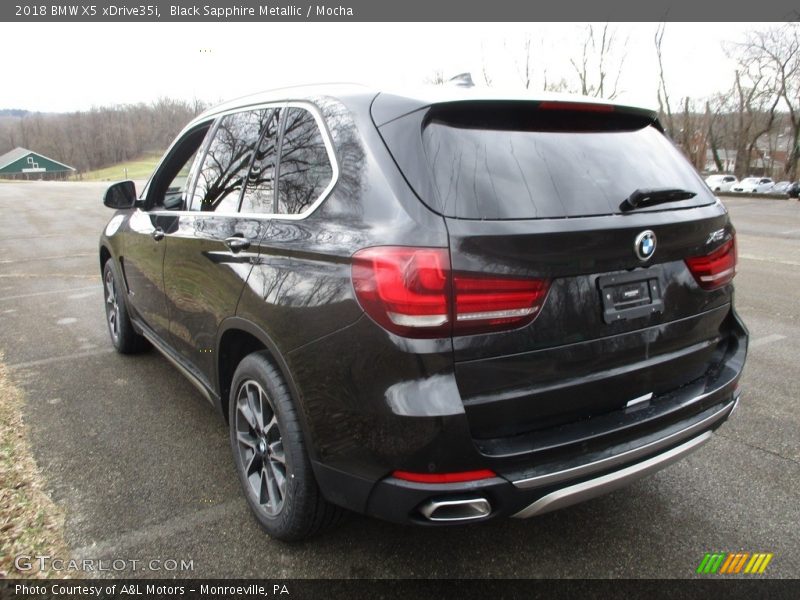 Black Sapphire Metallic / Mocha 2018 BMW X5 xDrive35i