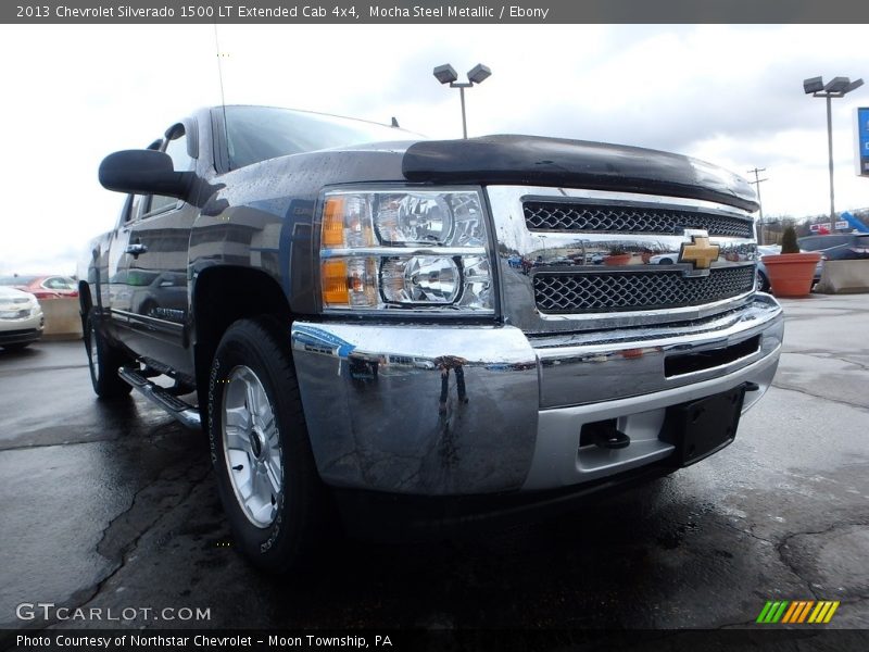 Mocha Steel Metallic / Ebony 2013 Chevrolet Silverado 1500 LT Extended Cab 4x4