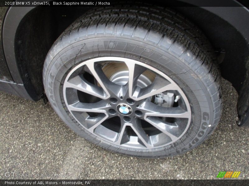 Black Sapphire Metallic / Mocha 2018 BMW X5 xDrive35i