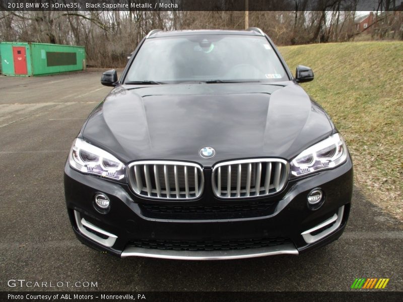 Black Sapphire Metallic / Mocha 2018 BMW X5 xDrive35i