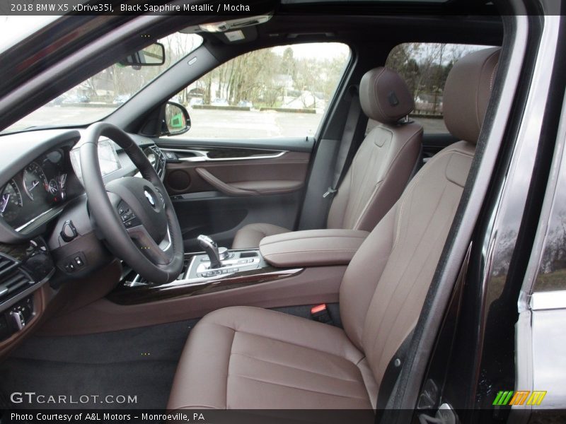 Black Sapphire Metallic / Mocha 2018 BMW X5 xDrive35i