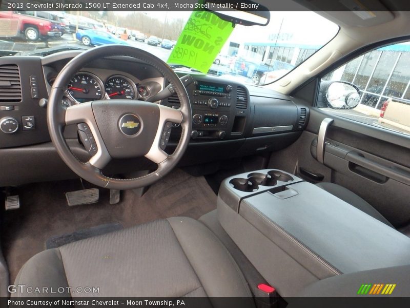 Mocha Steel Metallic / Ebony 2013 Chevrolet Silverado 1500 LT Extended Cab 4x4