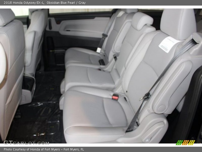 Obsidian Blue Pearl / Gray 2018 Honda Odyssey EX-L