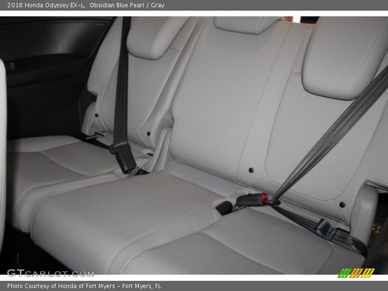 Obsidian Blue Pearl / Gray 2018 Honda Odyssey EX-L