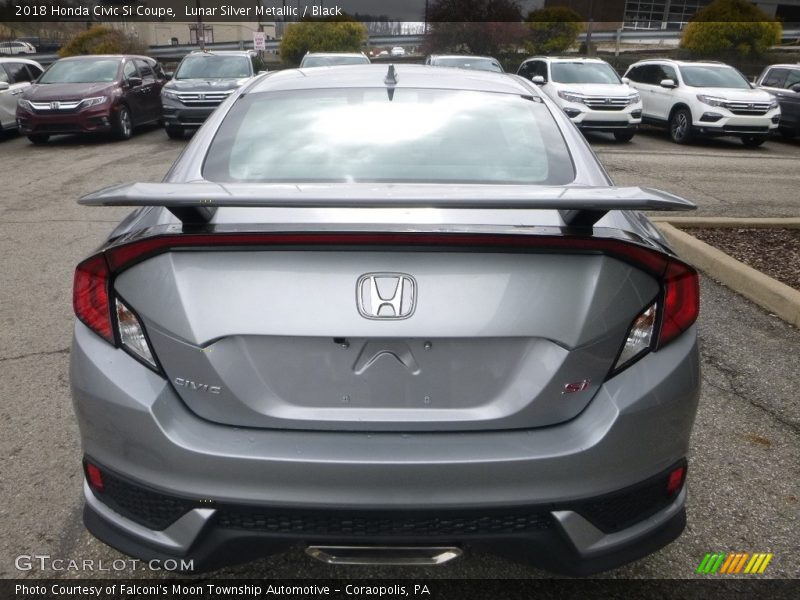 Lunar Silver Metallic / Black 2018 Honda Civic Si Coupe