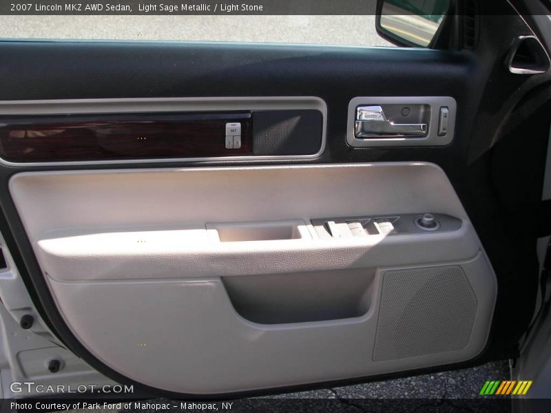 Light Sage Metallic / Light Stone 2007 Lincoln MKZ AWD Sedan