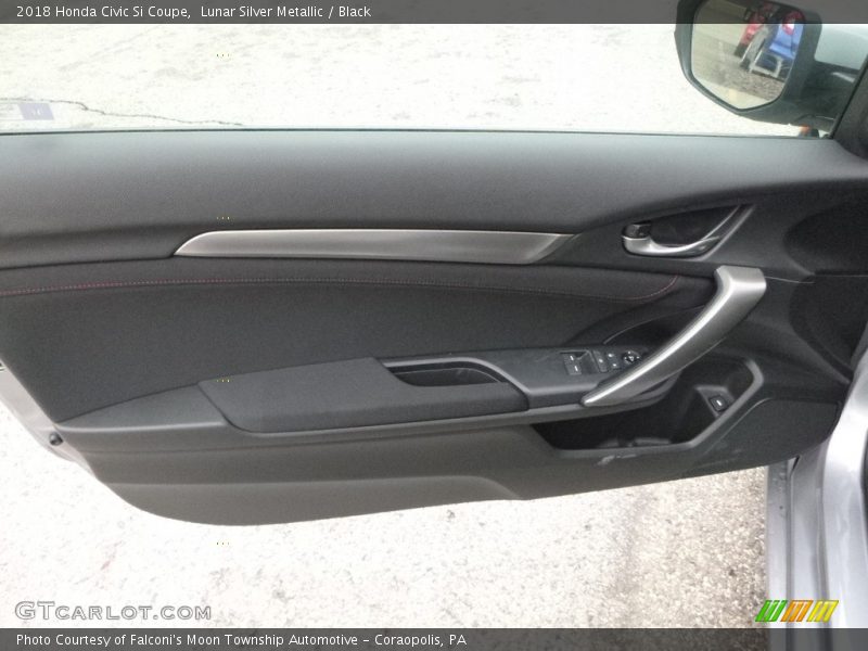 Lunar Silver Metallic / Black 2018 Honda Civic Si Coupe