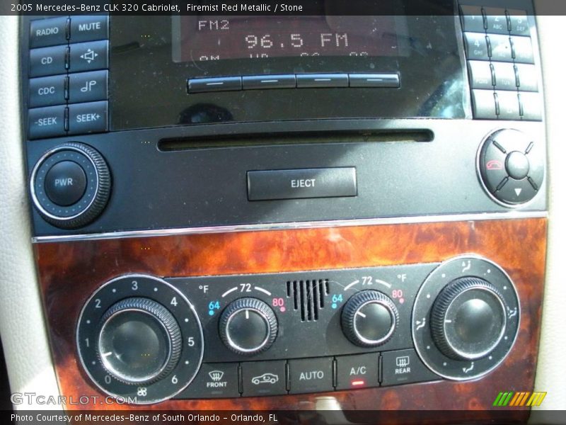 Firemist Red Metallic / Stone 2005 Mercedes-Benz CLK 320 Cabriolet