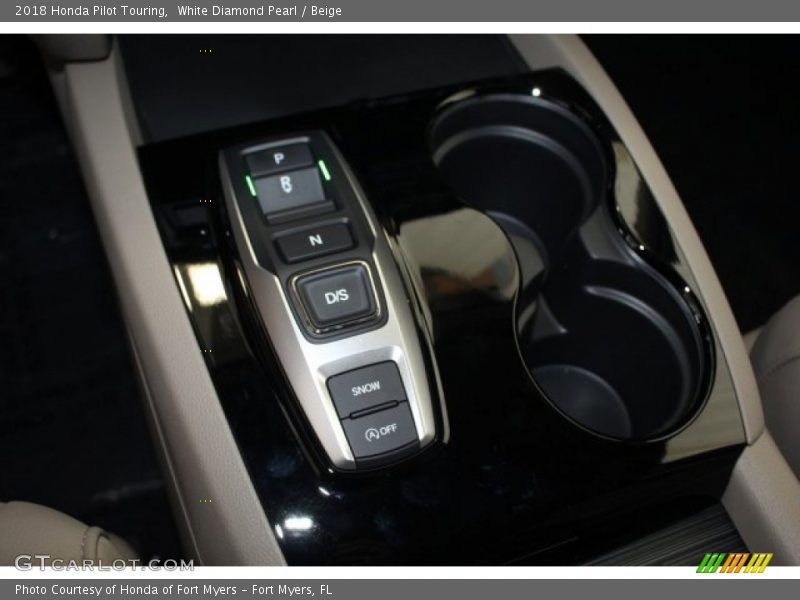 White Diamond Pearl / Beige 2018 Honda Pilot Touring