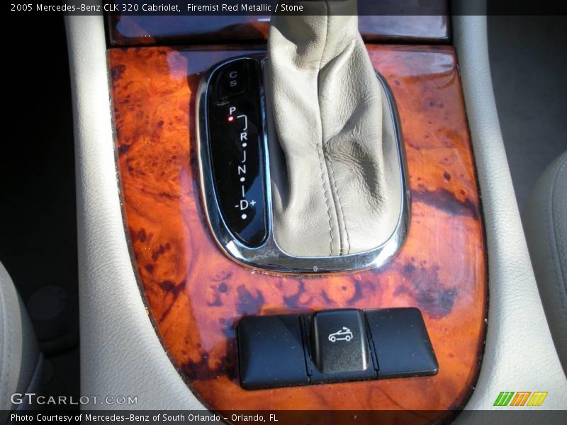 Firemist Red Metallic / Stone 2005 Mercedes-Benz CLK 320 Cabriolet
