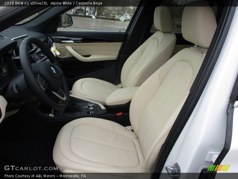 Alpine White / Canberra Beige 2018 BMW X1 xDrive28i